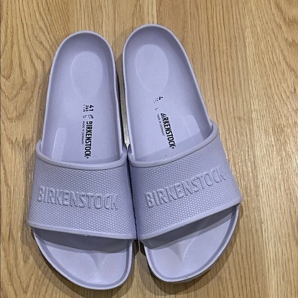 Birkenstock Barbados Eva Slides In Purple Fog Size 41 (10-10.5) - Picture 1 of 16
